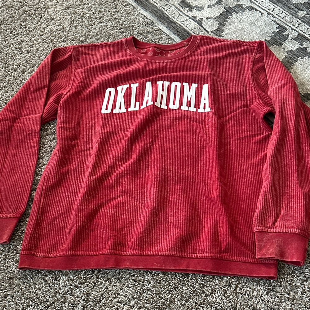 Red Oklahoma Sweatshirt